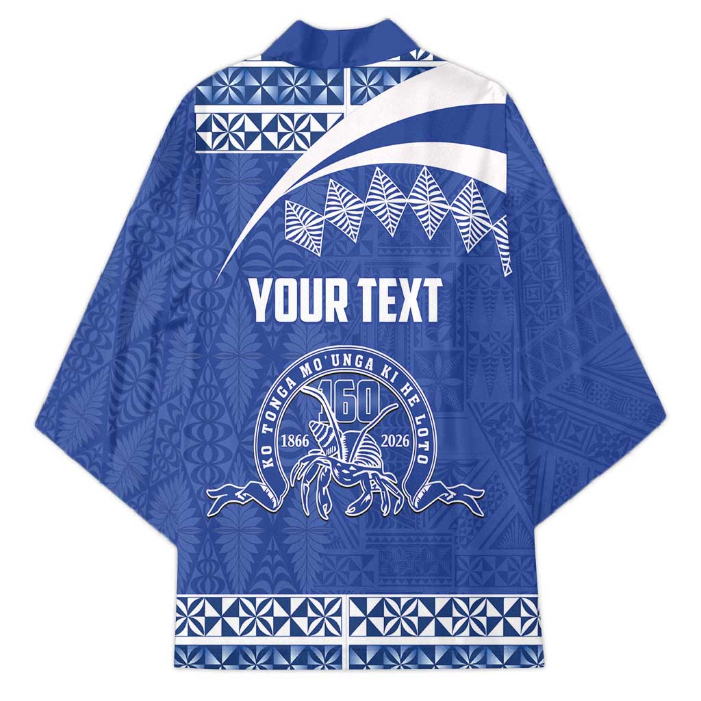 Personalised Tonga Tupou College Toloa Kimono 160 Years Anniversary Tongan Ngatu Pattern