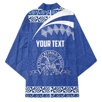 Personalised Tonga Tupou College Toloa Kimono 160 Years Anniversary Tongan Ngatu Pattern