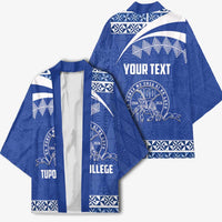 Personalised Tonga Tupou College Toloa Kimono 160 Years Anniversary Tongan Ngatu Pattern
