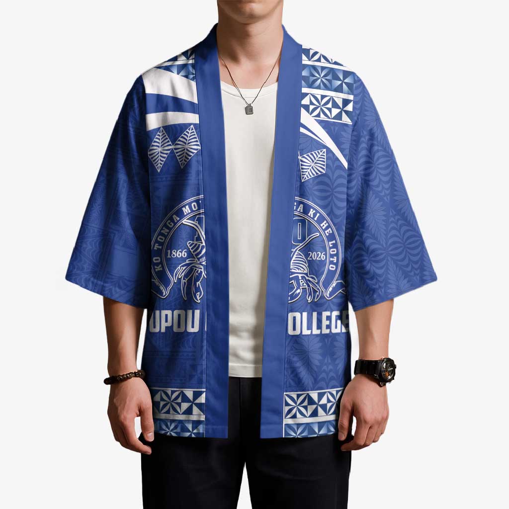 Personalised Tonga Tupou College Toloa Kimono 160 Years Anniversary Tongan Ngatu Pattern