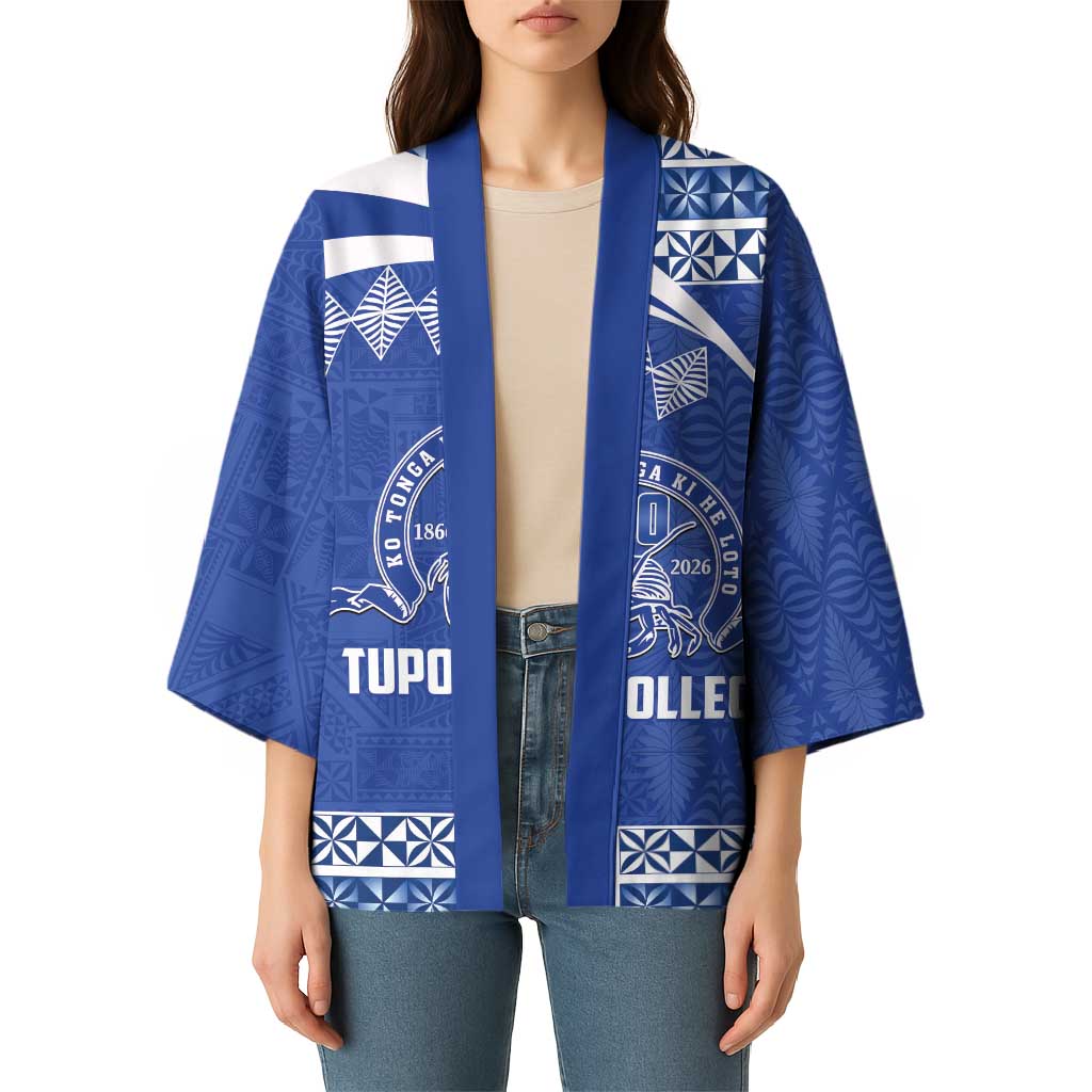 Personalised Tonga Tupou College Toloa Kimono 160 Years Anniversary Tongan Ngatu Pattern