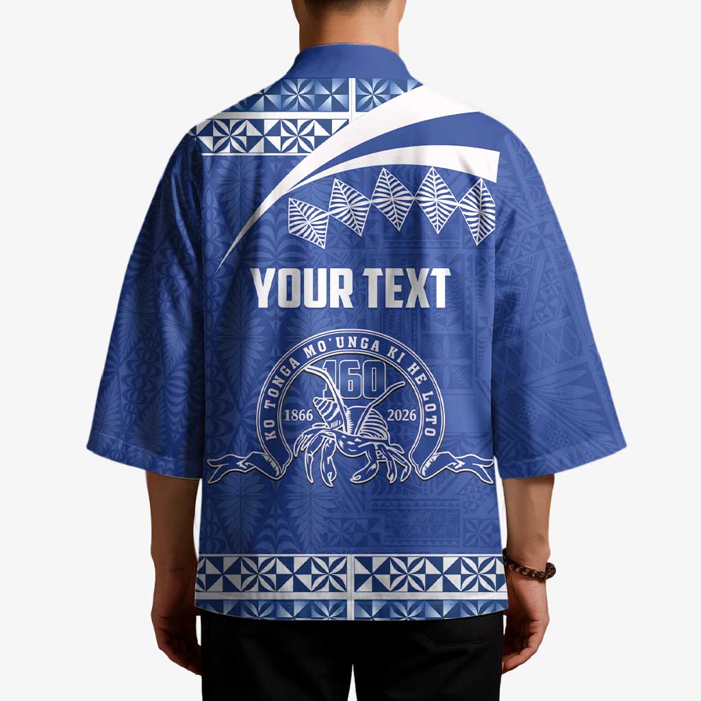 Personalised Tonga Tupou College Toloa Kimono 160 Years Anniversary Tongan Ngatu Pattern