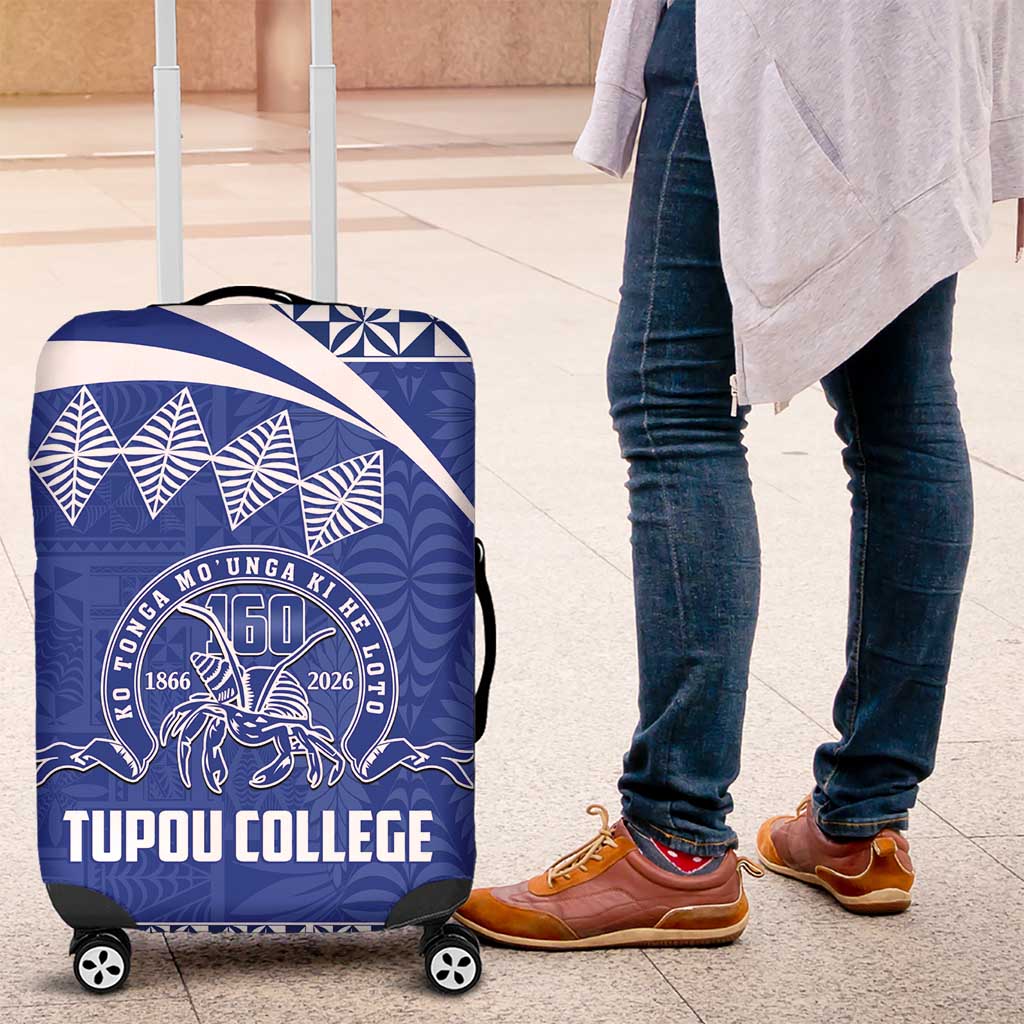 Tonga Tupou College Toloa Luggage Cover 160 Years Anniversary Tongan Ngatu Pattern