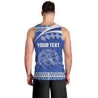 Personalised Tonga Tupou College Toloa Men Tank Top 160 Years Anniversary Tongan Ngatu Pattern