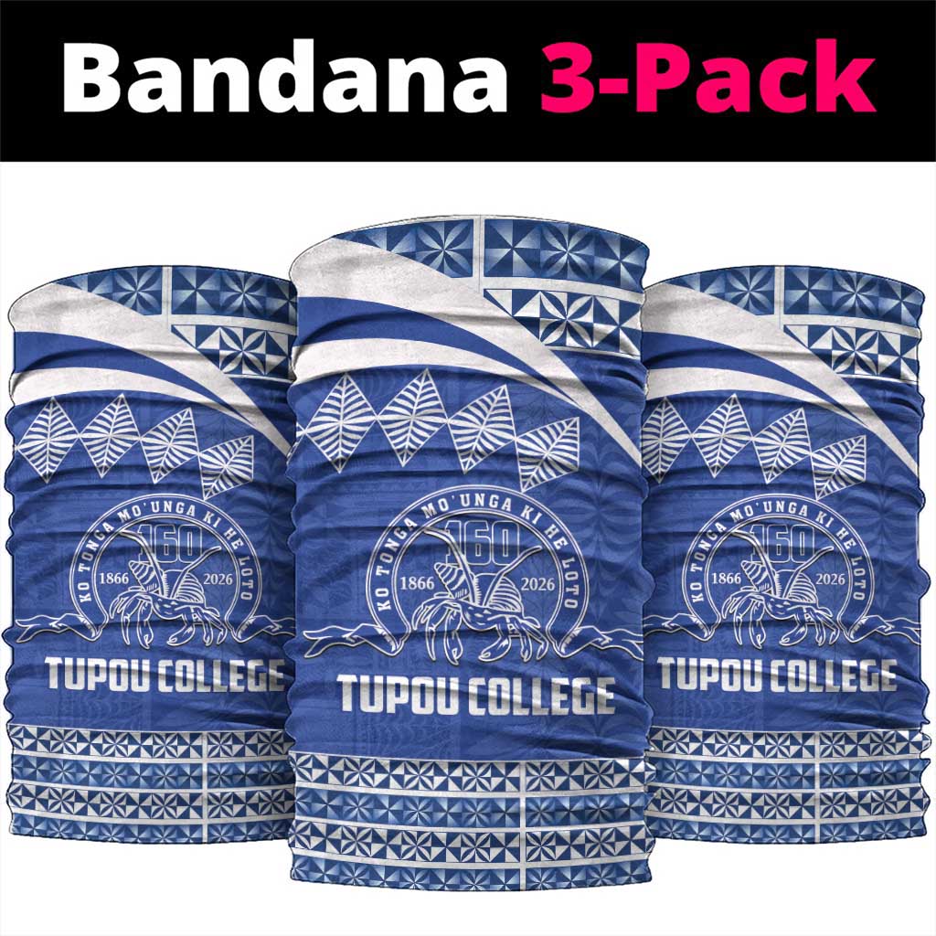 Tonga Tupou College Toloa Neck Gaiter 160 Years Anniversary Tongan Ngatu Pattern
