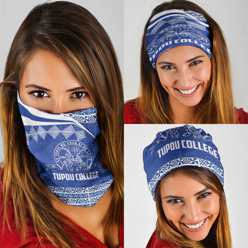 Tonga Tupou College Toloa Neck Gaiter 160 Years Anniversary Tongan Ngatu Pattern