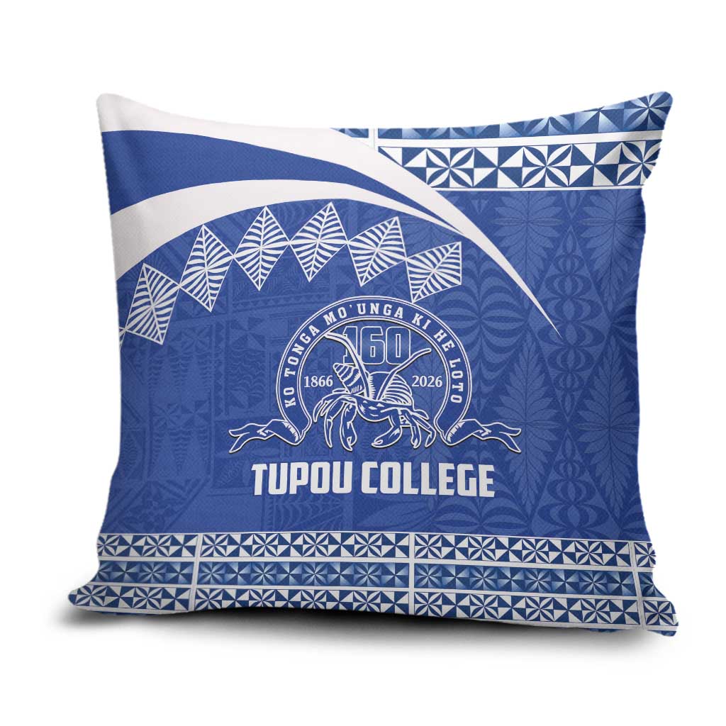 Tonga Tupou College Toloa Pillow Cover 160 Years Anniversary Tongan Ngatu Pattern