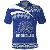 Personalised Tonga Tupou College Toloa Polo Shirt 160 Years Anniversary Tongan Ngatu Pattern