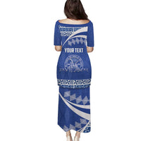 Personalised Tonga Tupou College Toloa Puletasi 160 Years Anniversary Tongan Ngatu Pattern