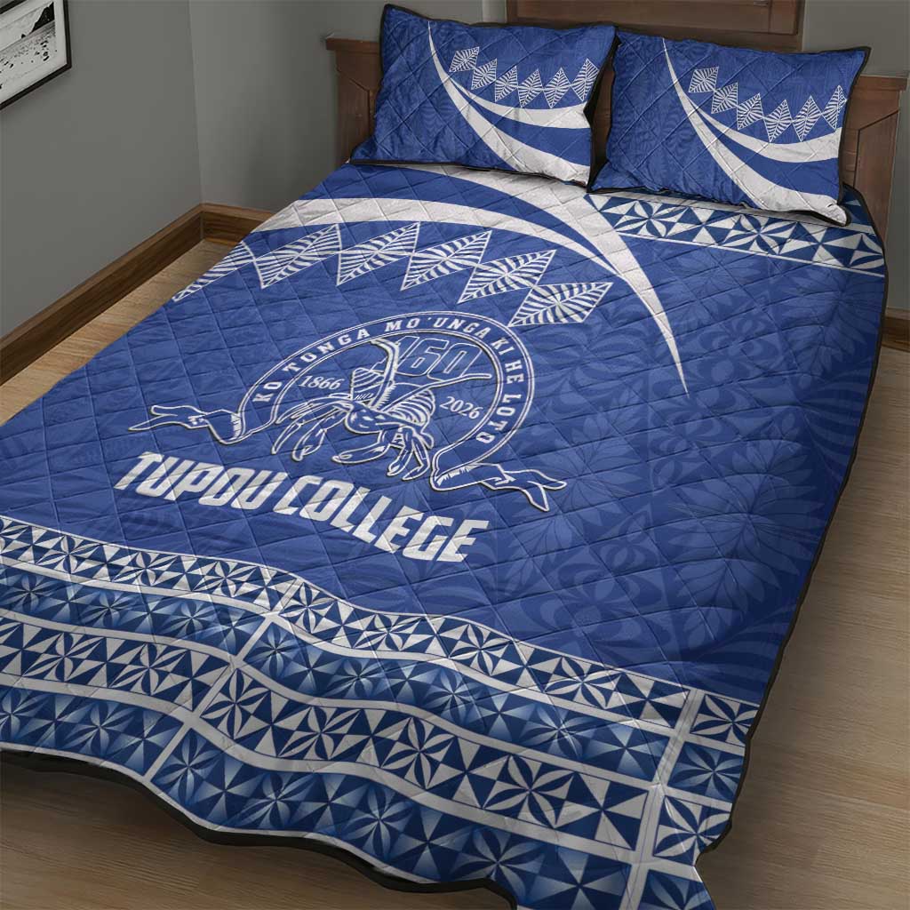 Tonga Tupou College Toloa Quilt Bed Set 160 Years Anniversary Tongan Ngatu Pattern