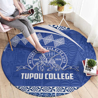 Tonga Tupou College Toloa Round Carpet 160 Years Anniversary Tongan Ngatu Pattern