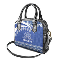 Tonga Tupou College Toloa Shoulder Handbag 160 Years Anniversary Tongan Ngatu Pattern