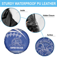 Tonga Tupou College Toloa Spare Tire Cover 160 Years Anniversary Tongan Ngatu Pattern LT14 - Polynesian Pride