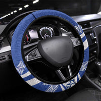 Tonga Tupou College Toloa Steering Wheel Cover 160 Years Anniversary Tongan Ngatu Pattern