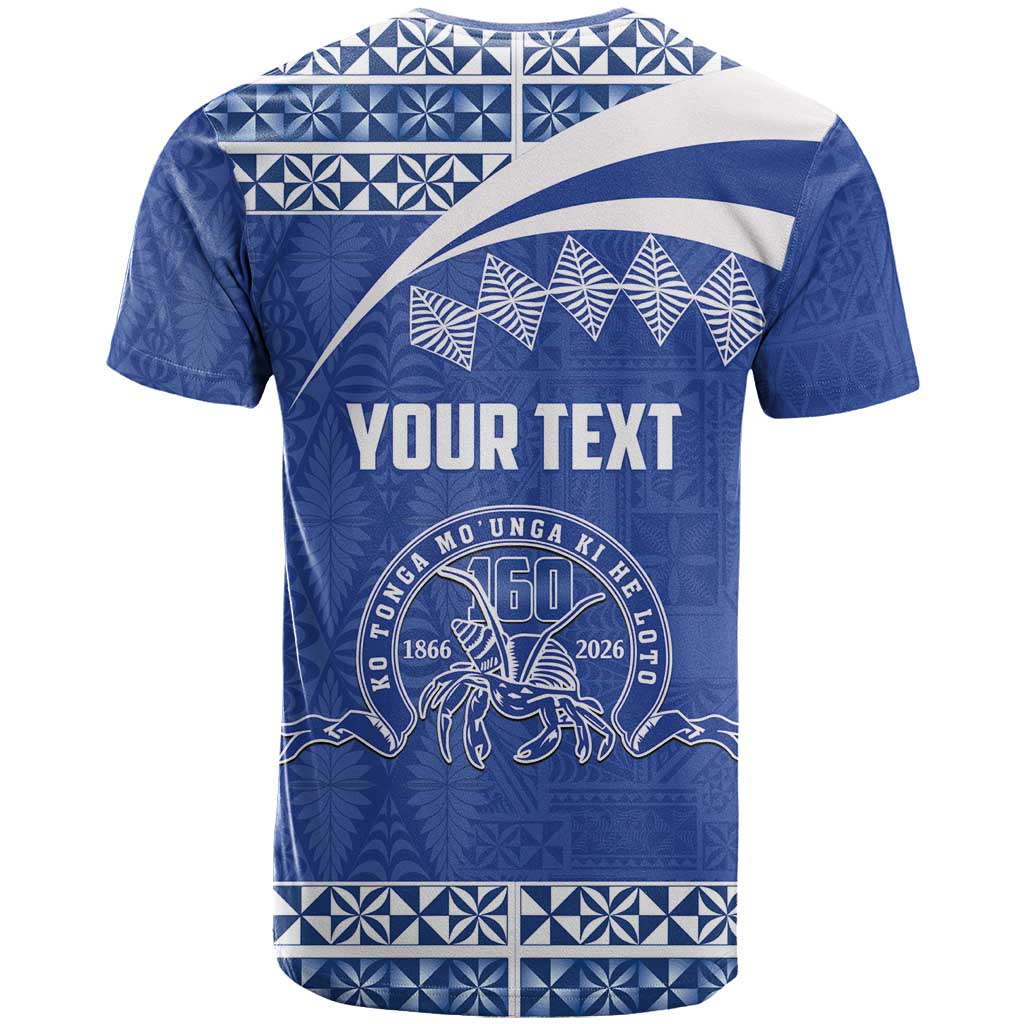 Personalised Tonga Tupou College Toloa T Shirt 160 Years Anniversary Tongan Ngatu Pattern