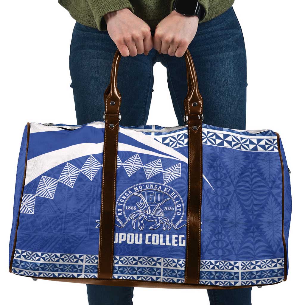 Tonga Tupou College Toloa Travel Bag 160 Years Anniversary Tongan Ngatu Pattern
