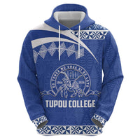Personalised Tonga Tupou College Toloa Zip Hoodie 160 Years Anniversary Tongan Ngatu Pattern LT14 - Polynesian Pride