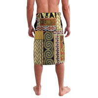 Yellow Aotearoa Kowhaiwhai Pattern Lavalava NZ Maori Quilt Style