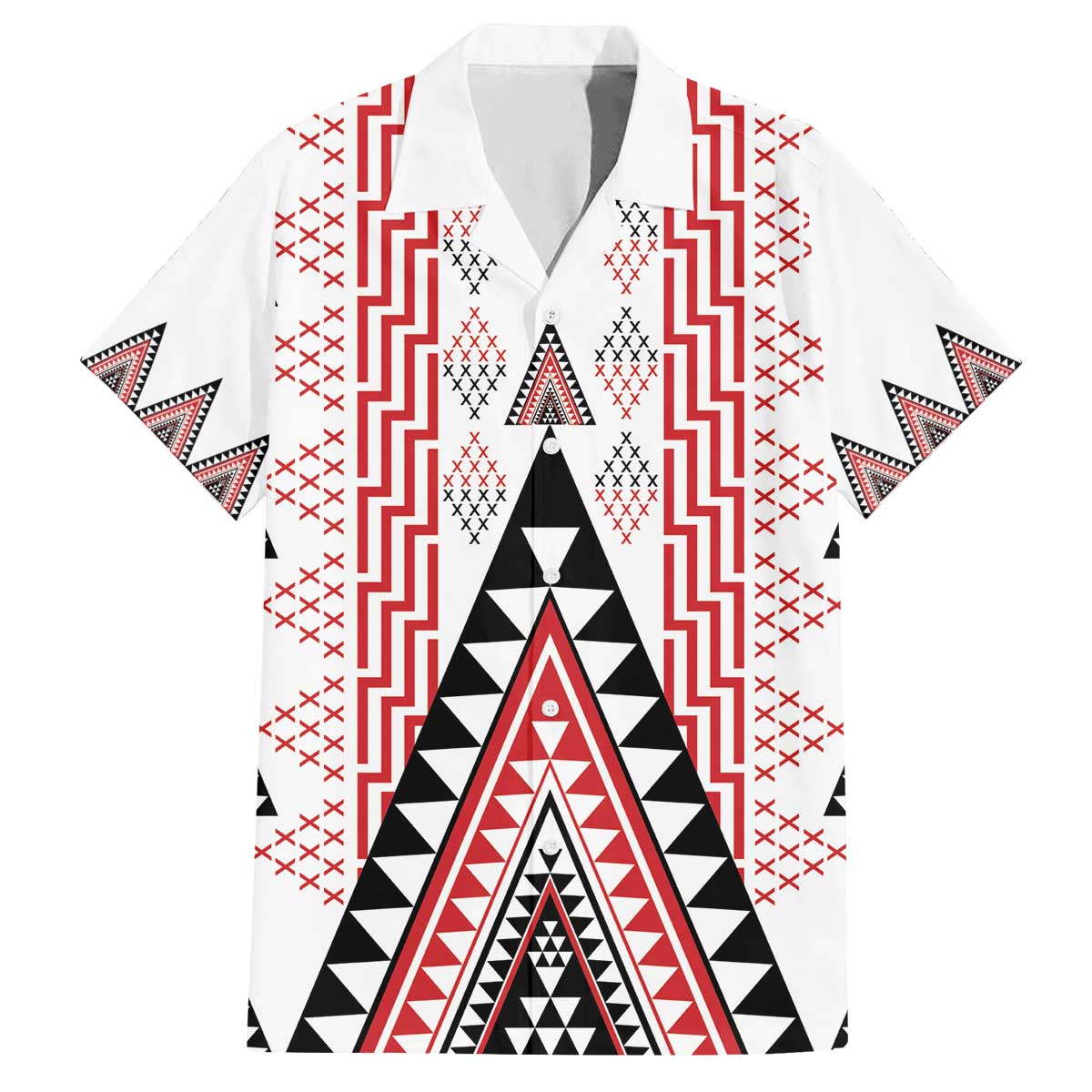 Aotearoa Taniko Family Matching Off The Shoulder Long Sleeve Dress and Hawaiian Shirt Niho Taniwha Purapura Whetu Mix Poutama