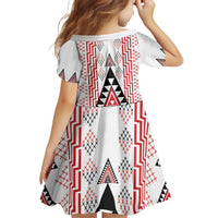 Aotearoa Taniko Family Matching Puletasi and Hawaiian Shirt Niho Taniwha Purapura Whetu Mix Poutama