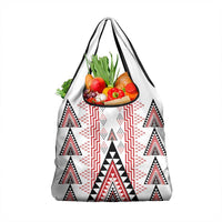 Aotearoa Taniko Grocery Bag Niho Taniwha Purapura Whetu Mix Poutama