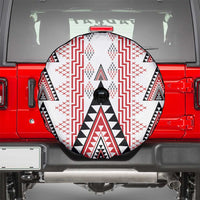Aotearoa Taniko Spare Tire Cover Niho Taniwha Purapura Whetu Mix Poutama LT14 - Polynesian Pride
