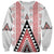 Aotearoa Taniko Sweatshirt Niho Taniwha Purapura Whetu Mix Poutama