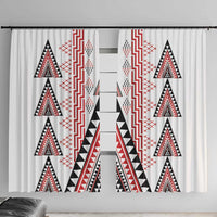 Aotearoa Taniko Window Curtain Niho Taniwha Purapura Whetu Mix Poutama