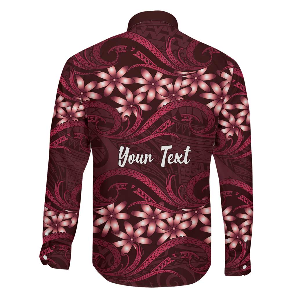 Personalised Cook Islands Mangaia Family Matching Puletasi and Hawaiian Shirt Tiare Maori Polynesian Waves Tattoo LT14 - Polynesian Pride