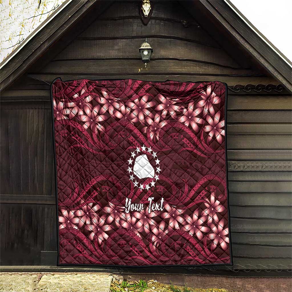 Personalised Cook Islands Mangaia Quilt Tiare Maori Polynesian Waves Tattoo LT14 - Polynesian Pride