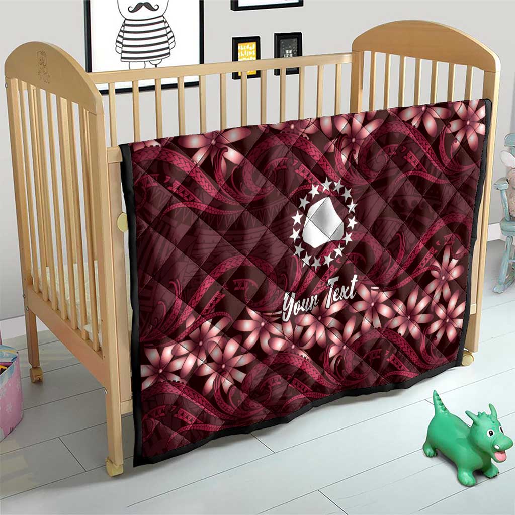 Personalised Cook Islands Mangaia Quilt Tiare Maori Polynesian Waves Tattoo LT14 - Polynesian Pride