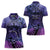 Philippines Father's Day Women Polo Shirt Polynesian Tattoo Galaxy Vibes