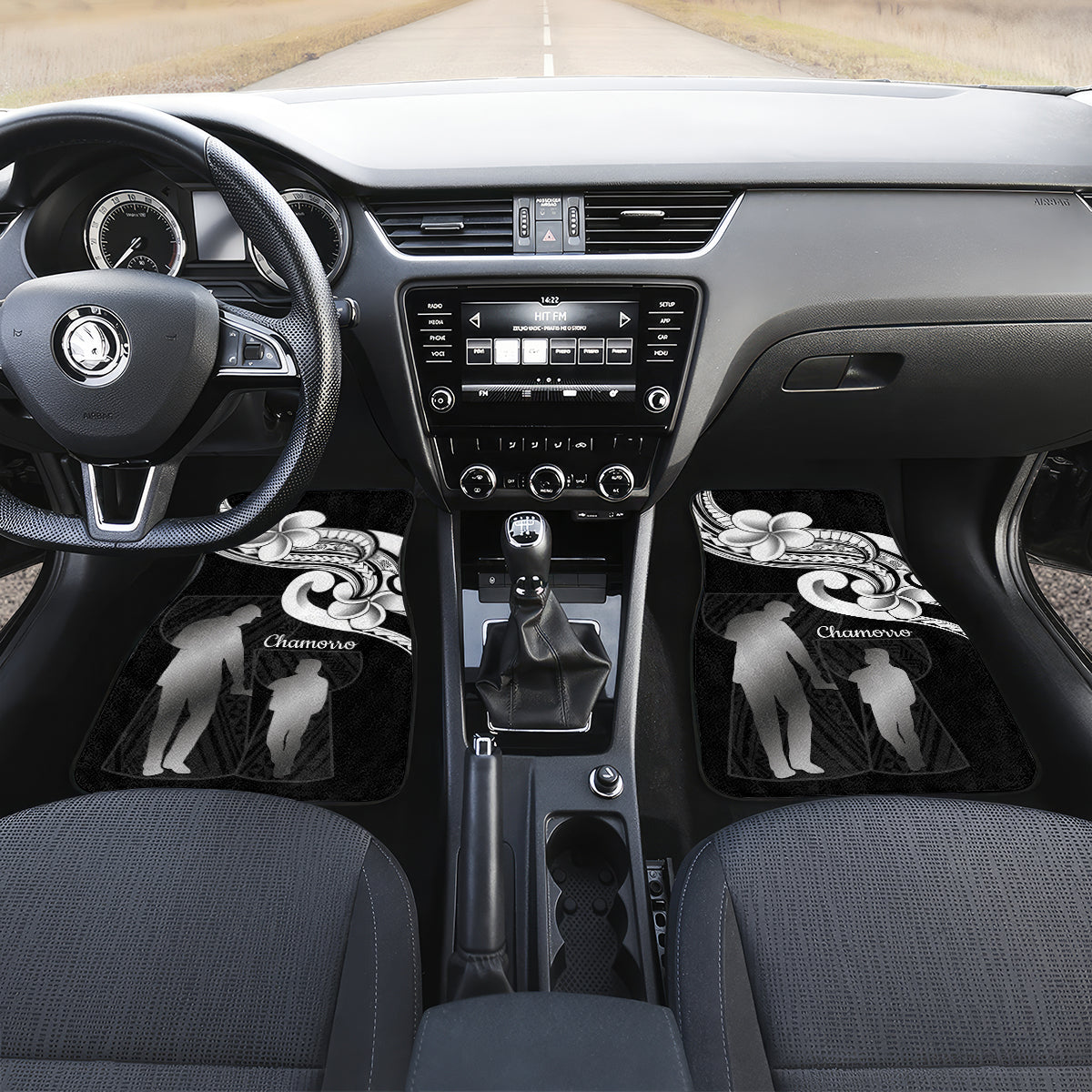 Guam Father's Day Car Mats Chamorro Latte Stone Polynesian Pattern