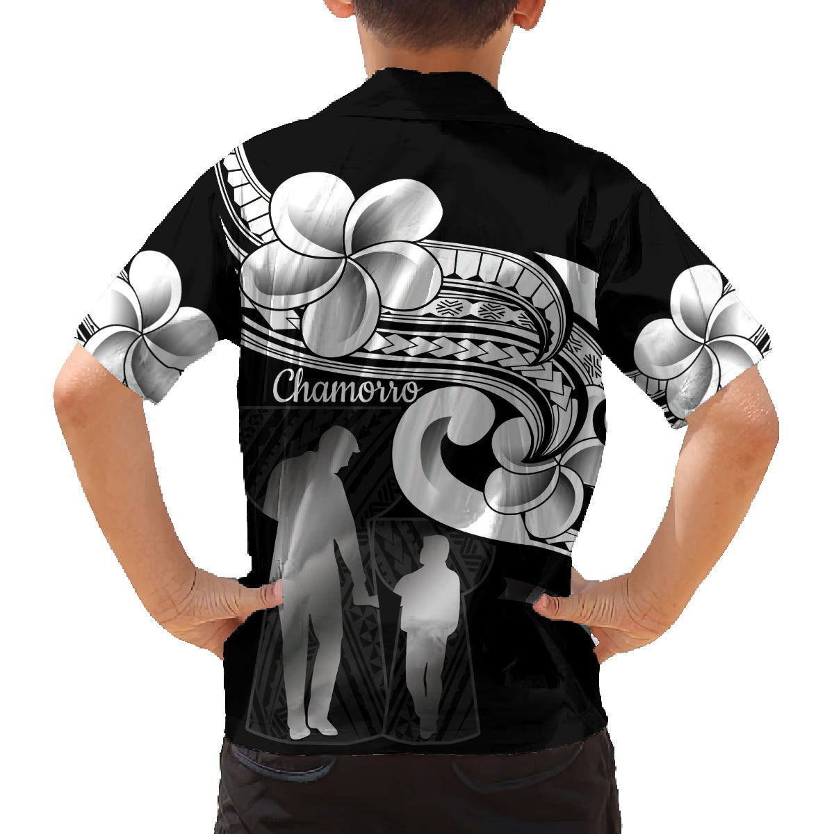 Guam Father's Day Family Matching Puletasi and Hawaiian Shirt Chamorro Latte Stone Polynesian Pattern LT14 - Polynesian Pride