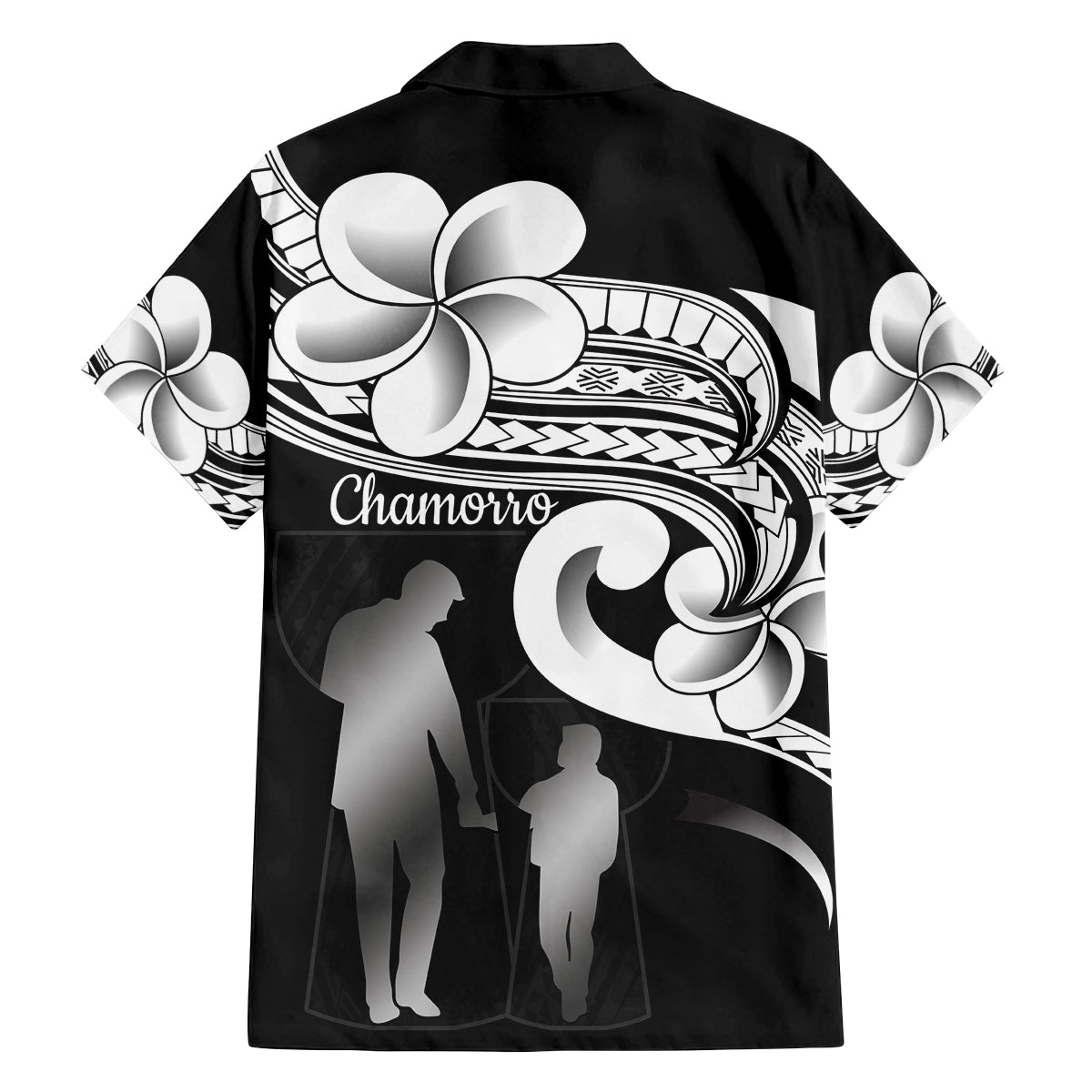 Guam Father's Day Family Matching Puletasi and Hawaiian Shirt Chamorro Latte Stone Polynesian Pattern LT14 - Polynesian Pride