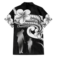 Guam Father's Day Family Matching Puletasi and Hawaiian Shirt Chamorro Latte Stone Polynesian Pattern LT14 - Polynesian Pride