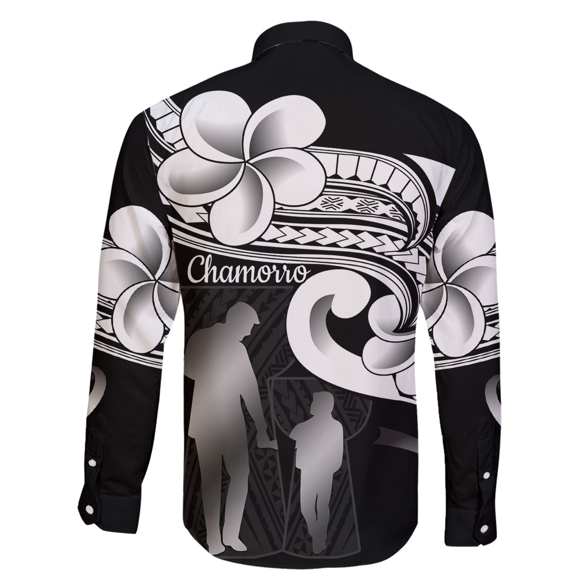 Guam Father's Day Family Matching Puletasi and Hawaiian Shirt Chamorro Latte Stone Polynesian Pattern LT14 - Polynesian Pride