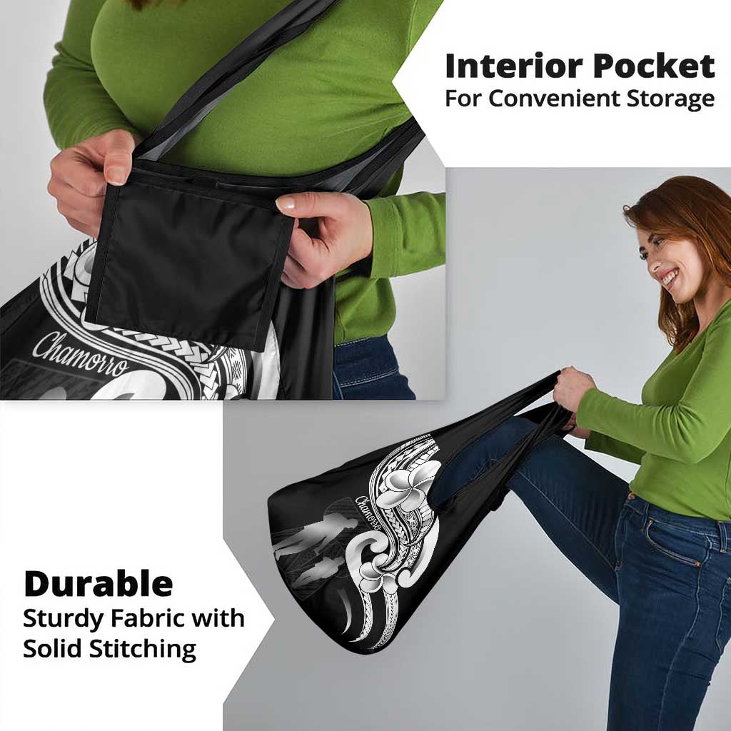 Guam Father's Day Grocery Bag Chamorro Latte Stone Polynesian Pattern