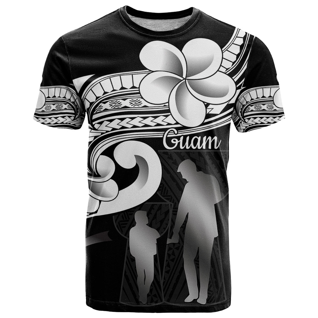 Guam Father's Day T Shirt Chamorro Latte Stone Polynesian Pattern