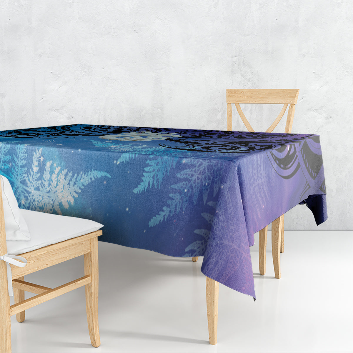 New Zealand Matariki Tablecloth Aotearoa Maori New Year Manaia Galaxy Vibes
