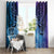 New Zealand Matariki Window Curtain Aotearoa Maori New Year Manaia Galaxy Vibes