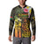 Personalised Vanuatu Independence Day Button Sweatshirt Carving Drum Sand Drawing Turtle