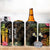 Personalised Vanuatu Independence Day 4 in 1 Can Cooler Tumbler Carving Drum Sand Drawing Turtle
