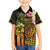 Personalised Vanuatu Independence Day Family Matching Puletasi and Hawaiian Shirt Carving Drum Sand Drawing Turtle
