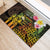 Personalised Vanuatu Independence Day Rubber Doormat Carving Drum Sand Drawing Turtle