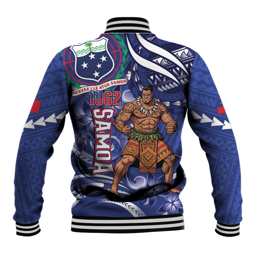 Samoa Independence Day Baseball Jacket 1962 Proud Samoan Warrior