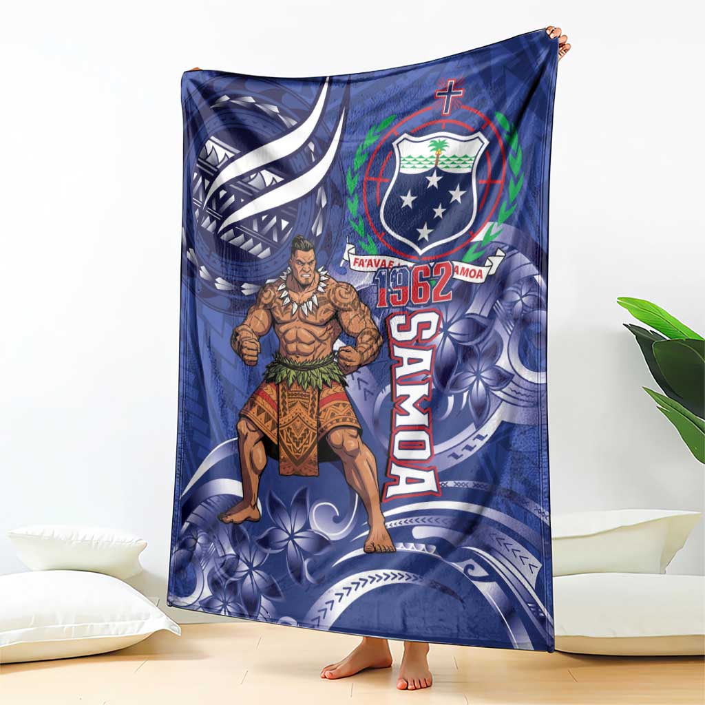 Samoa Independence Day Blanket 1962 Proud Samoan Warrior LT14 - Polynesian Pride