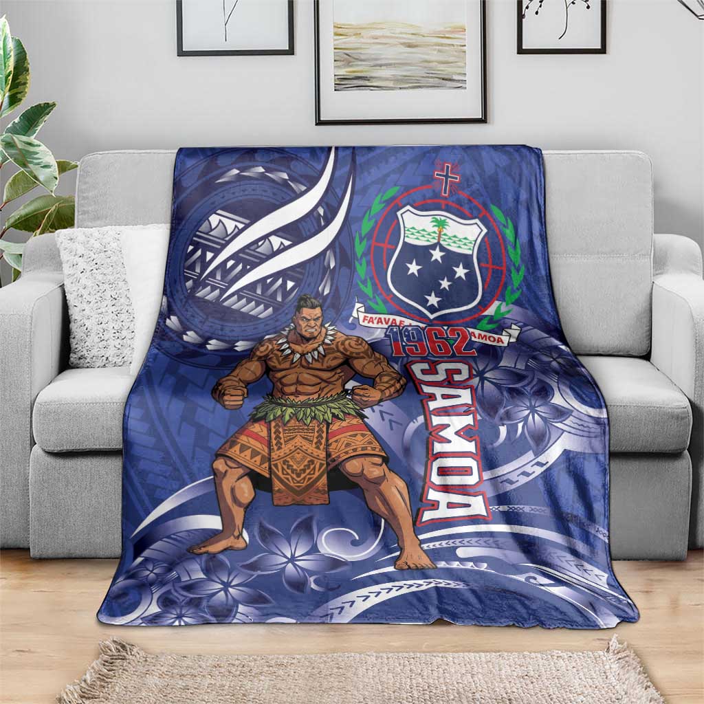 Samoa Independence Day Blanket 1962 Proud Samoan Warrior LT14 - Polynesian Pride