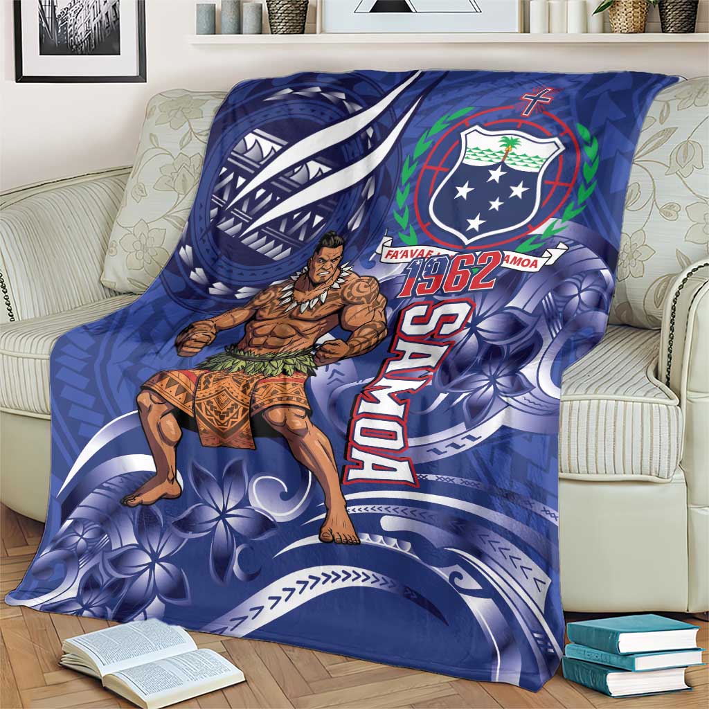 Samoa Independence Day Blanket 1962 Proud Samoan Warrior LT14 - Polynesian Pride