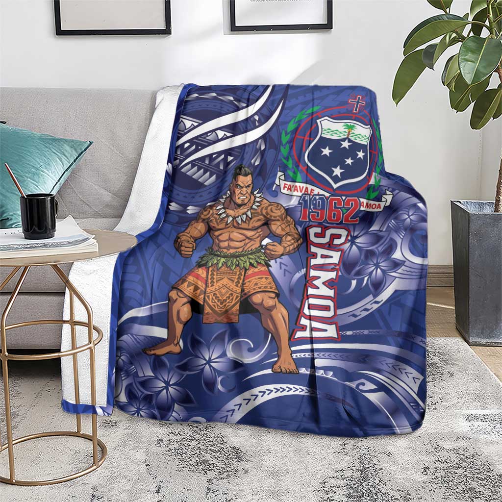Samoa Independence Day Blanket 1962 Proud Samoan Warrior LT14 - Polynesian Pride